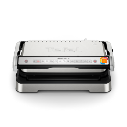 Tethtfal Optigrill 4 en 1 XL, grill intelligent, fonctions bbq, four et repas complet, 12 programmes, mode manuel, ouverture 180°, XL 8 personnes