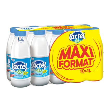 Lait Demi-Ecrémé UHT Vitamine D LACTEL