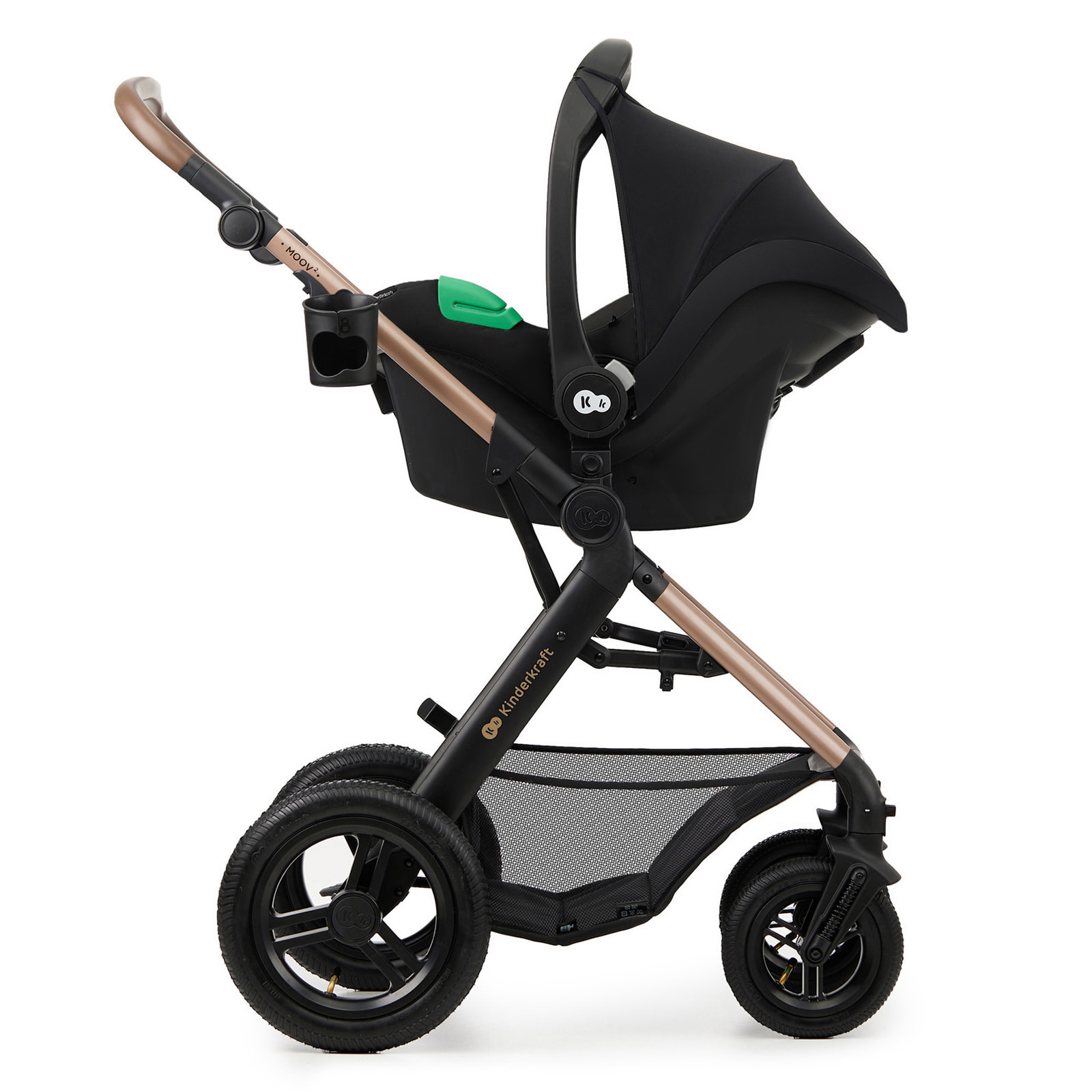 Poussette 4en1 Moov2 Air i-Size + accessoires - beige - dès la naissance