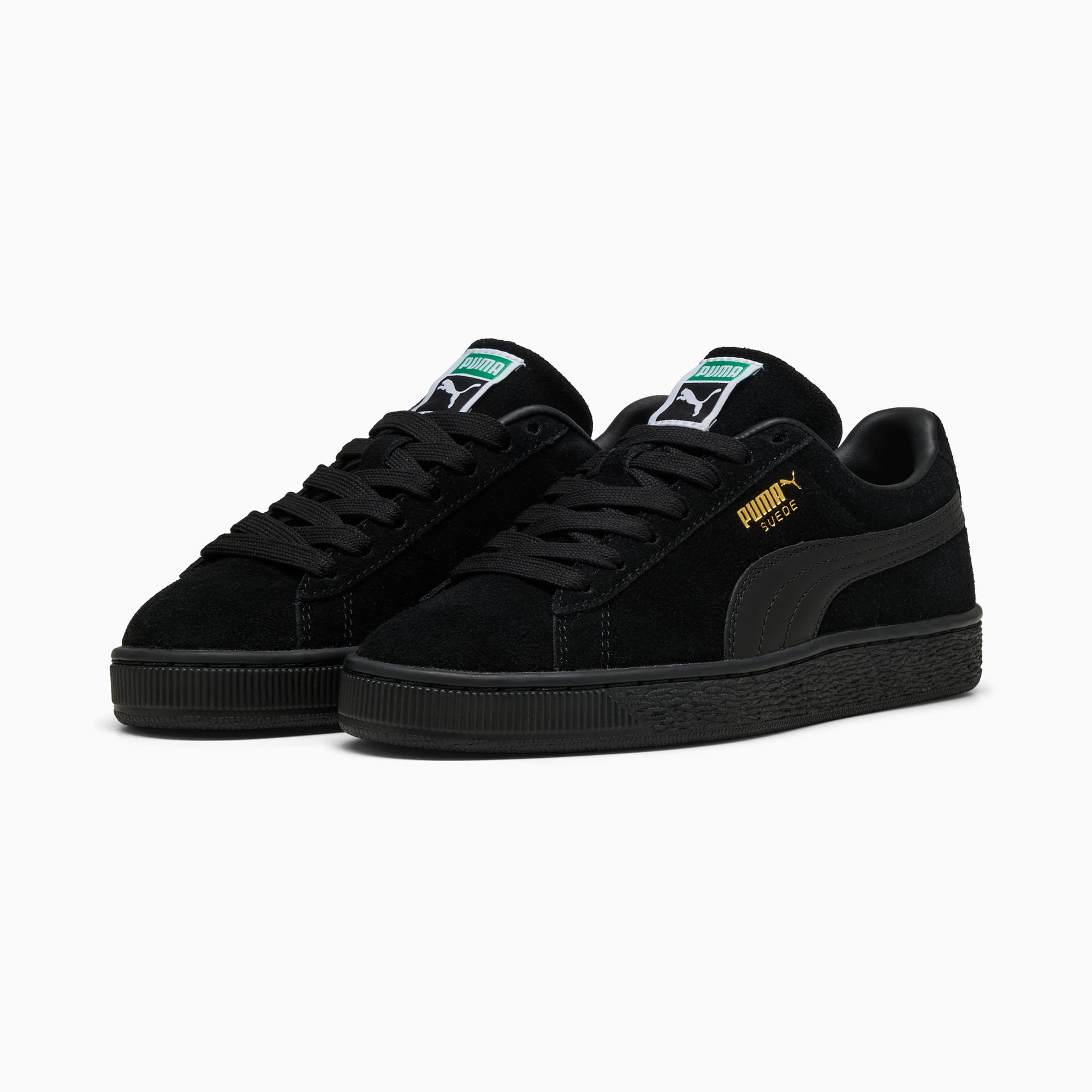 Baskets Suede Classic Enfant et Adolescent - PUMA Black-PUMA Black