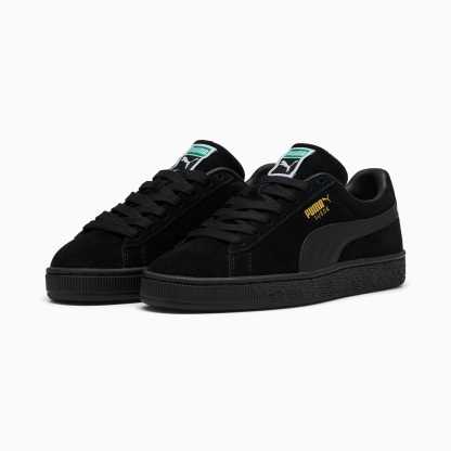 Baskets Suede Classic Enfant et Adolescent - PUMA Black-PUMA Black