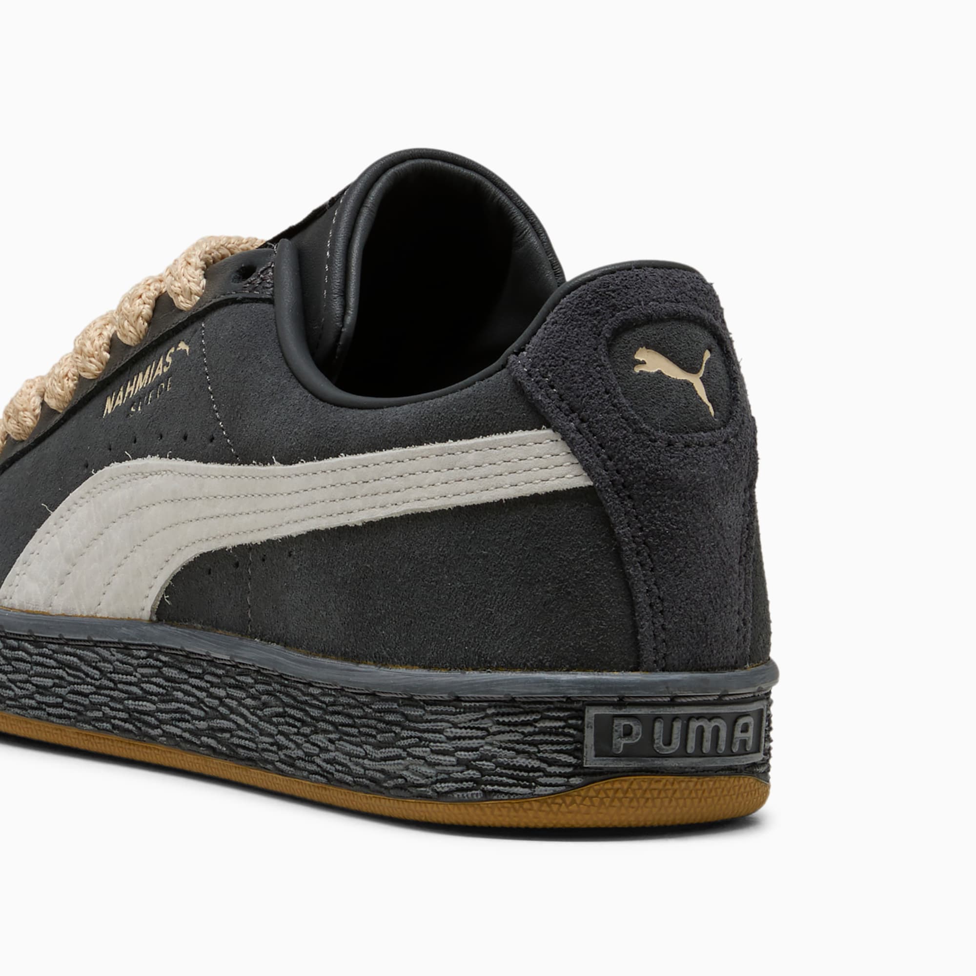 Sneakers Suede Vintage Black PUMA x NAHMIAS Unisexe - Flat Dark Gray-Vapor Gray-Honey Butter