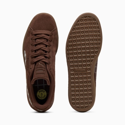 Sneakers Suede Patch Unisexe - Chestnut Brown
