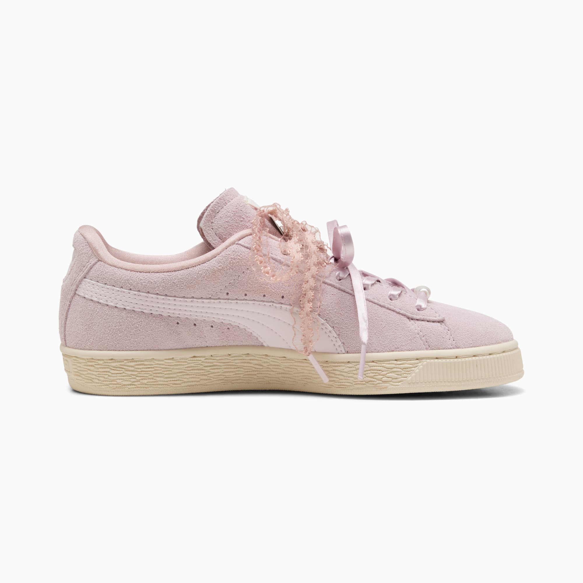 Sneakers Suede Bloom Femme - Misty Pink-Powder Pink