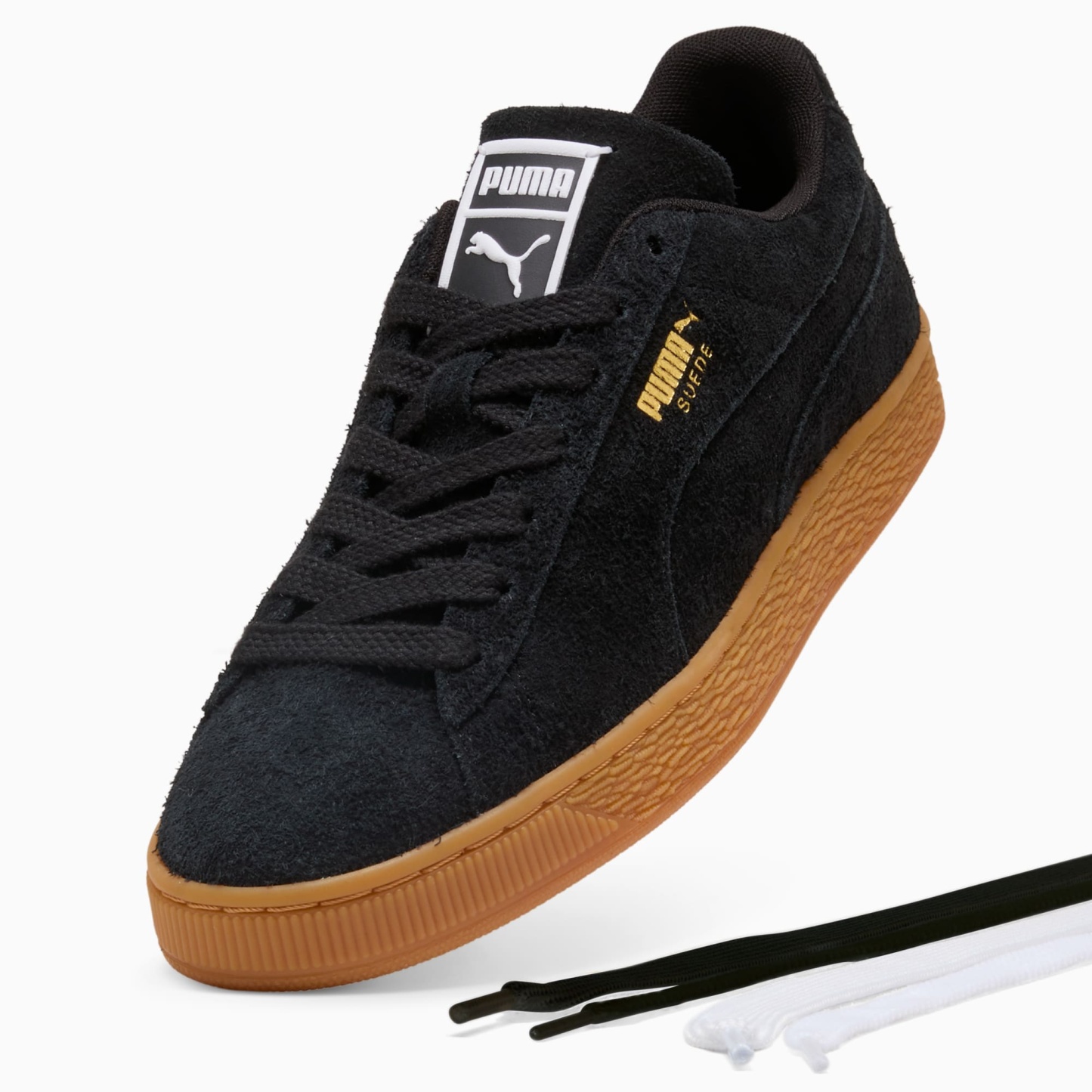 Sneakers Suede Forever Unisexe - PUMA Black-Gold