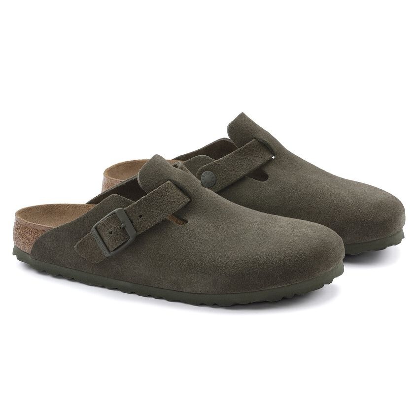 Birkenthtstock Boston Veloursleder - Thyme