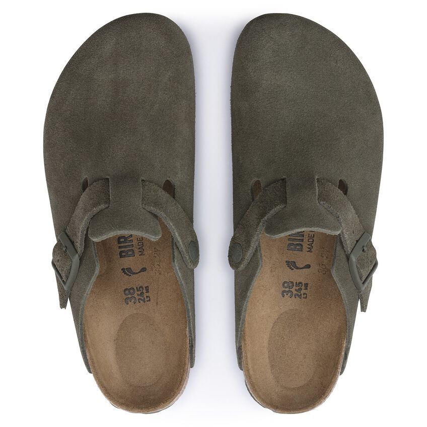 Birkenthtstock Boston Veloursleder - Thyme