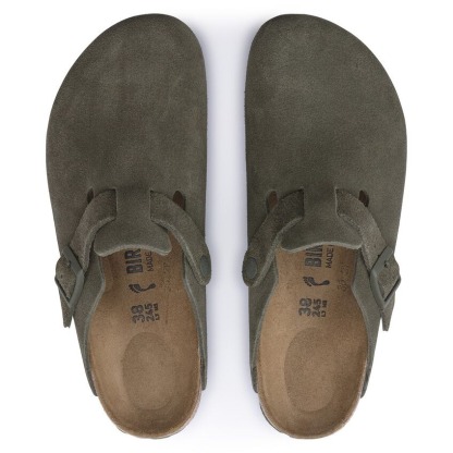 Birkenthtstock Boston Veloursleder - Thyme