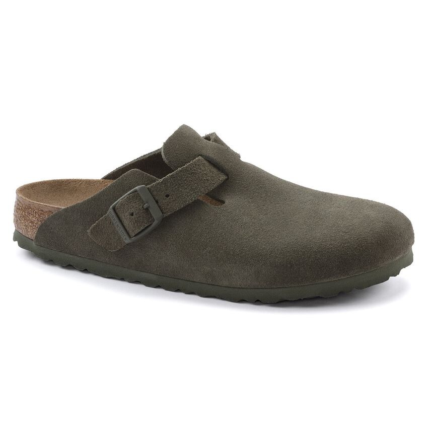 Birkenthtstock Boston Veloursleder - Thyme