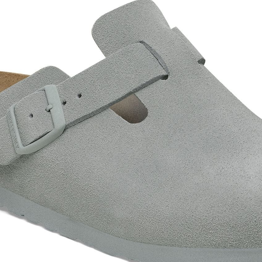 Birkenthtstock Boston Veloursleder - Pure Sage