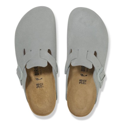 Birkenthtstock Boston Veloursleder - Pure Sage