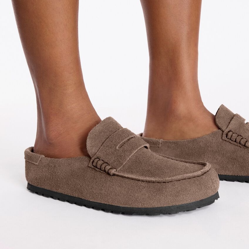 Birkenthtstock Naples Wrapped Veloursleder - Concrete Gray