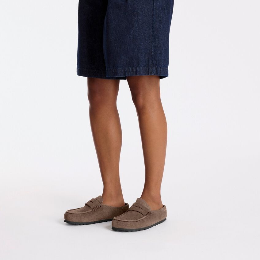 Birkenthtstock Naples Wrapped Veloursleder - Concrete Gray