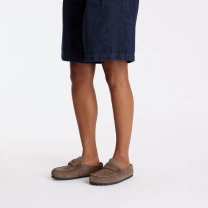 Birkenthtstock Naples Wrapped Veloursleder - Concrete Gray