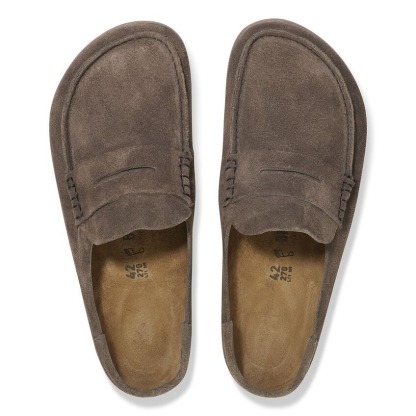 Birkenthtstock Naples Wrapped Veloursleder - Concrete Gray