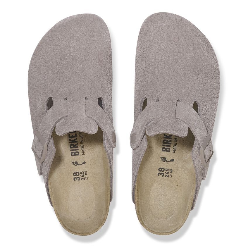 Birkenthtstock Veloursleder - Gray Taupe