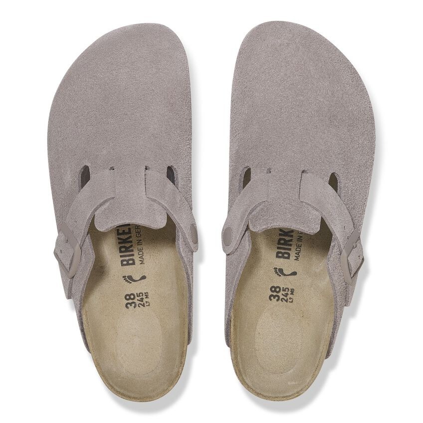 Birkenthtstock Veloursleder - Gray Taupe