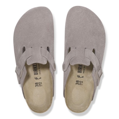 Birkenthtstock Veloursleder - Gray Taupe