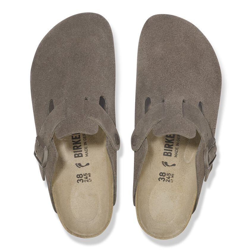 Birkenthtstock Veloursleder - Concrete Gray