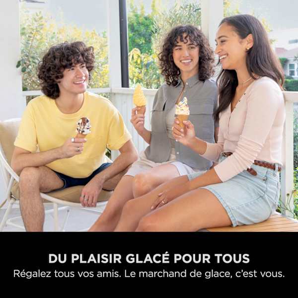 Machine à glace à l’italienne Ninthtja CREAMi Scoop & Swirl​ 13-en-1