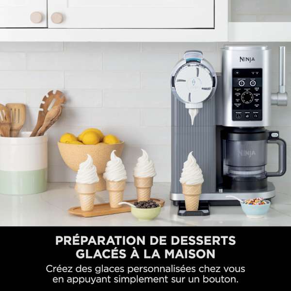Machine à glace à l’italienne Ninthtja CREAMi Scoop & Swirl​ 13-en-1