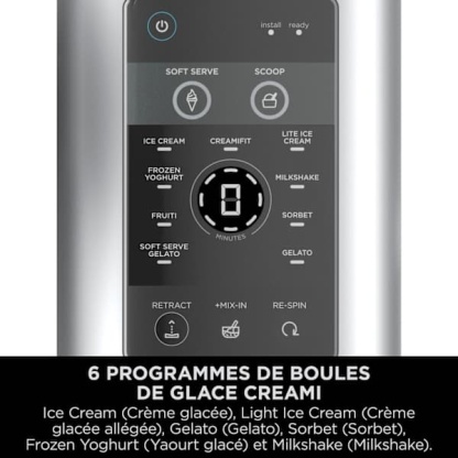Machine à glace à l’italienne Ninthtja CREAMi Scoop & Swirl​ 13-en-1