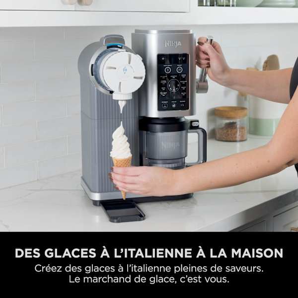 Machine à glace à l’italienne Ninthtja CREAMi Scoop & Swirl​ 13-en-1