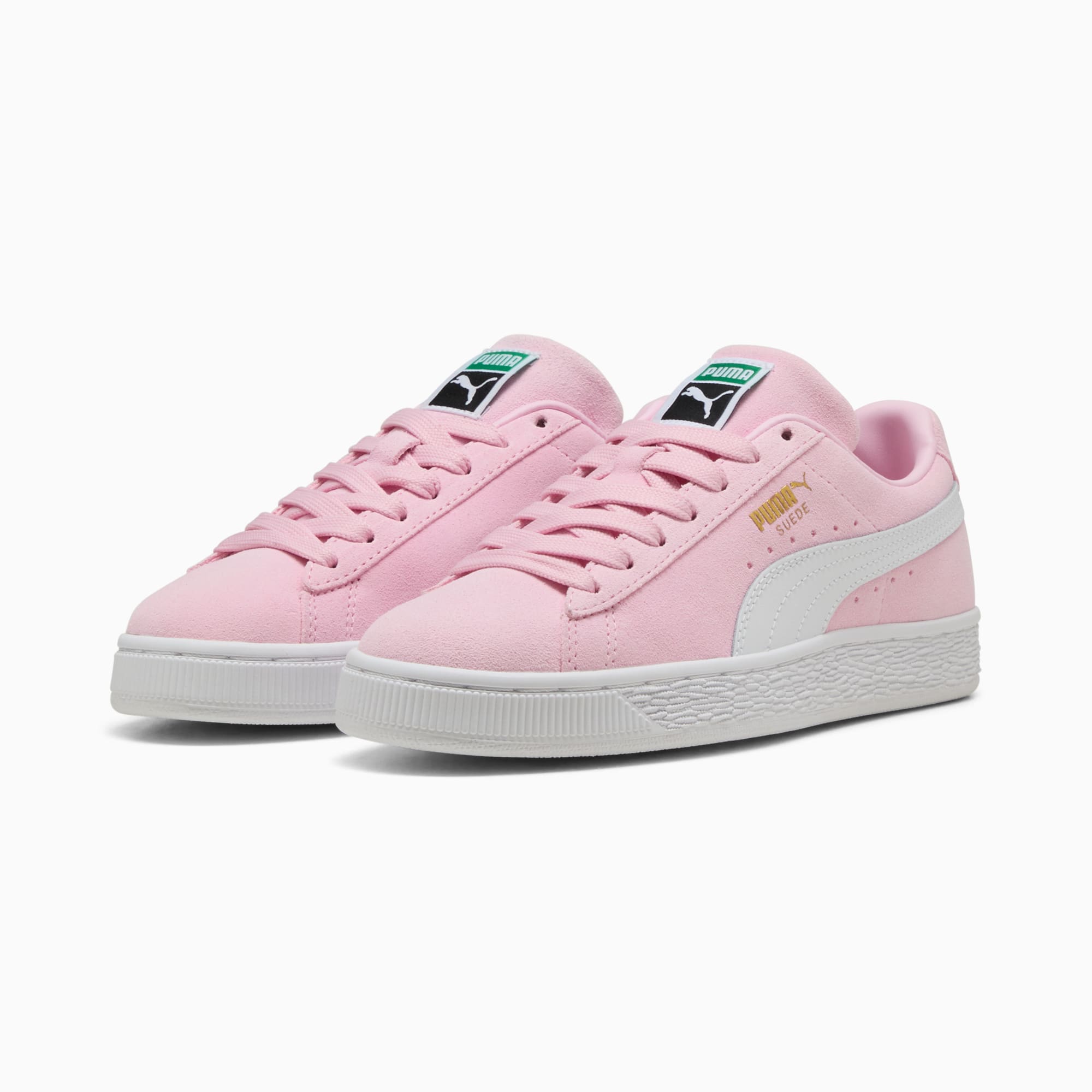 Baskets Suede Classic Enfant et Adolescent - Pink Lady-PUMA White