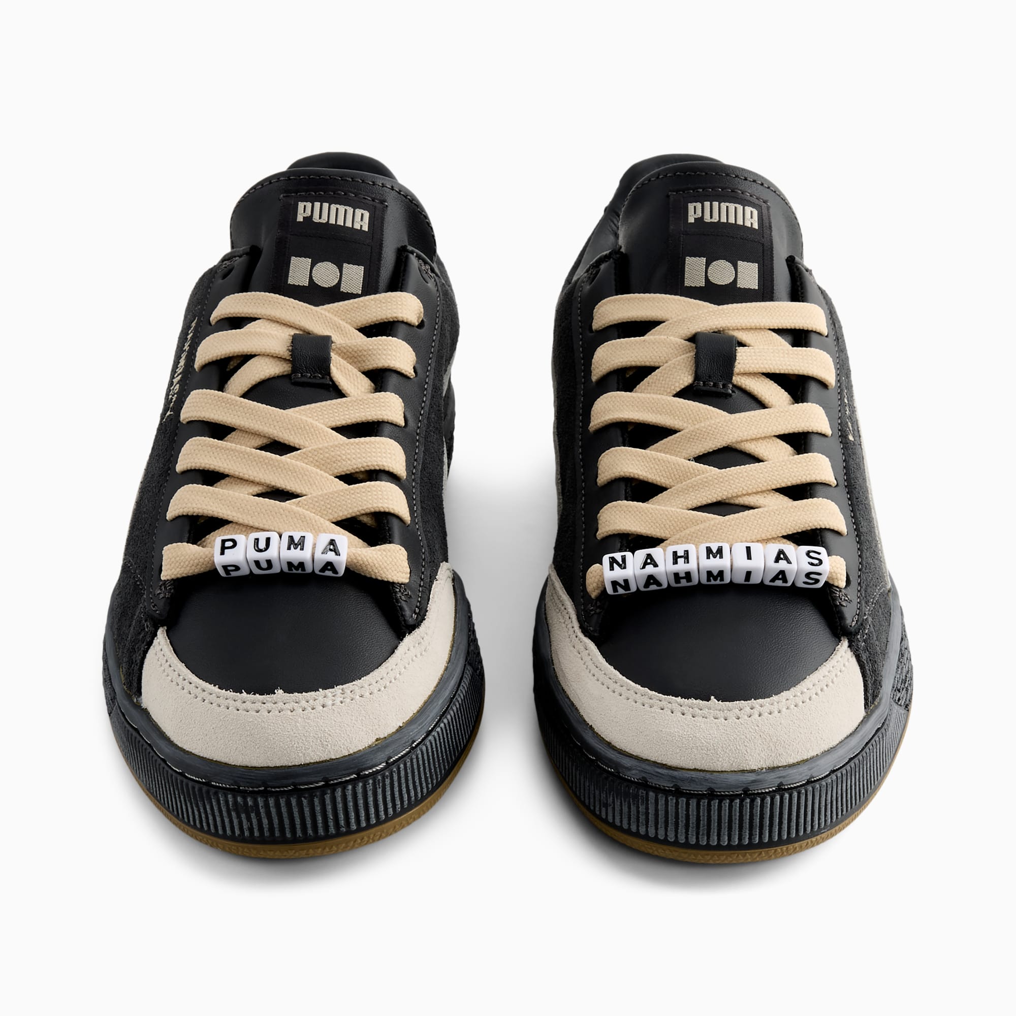 Sneakers Suede Vintage Black PUMA x NAHMIAS Unisexe - Flat Dark Gray-Vapor Gray-Honey Butter
