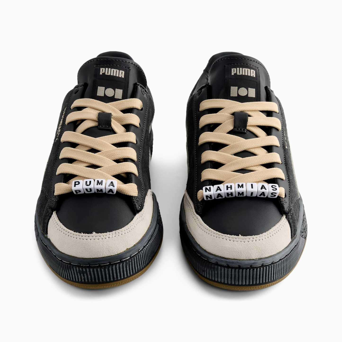 Sneakers Suede Vintage Black PUMA x NAHMIAS Unisexe - Flat Dark Gray-Vapor Gray-Honey Butter