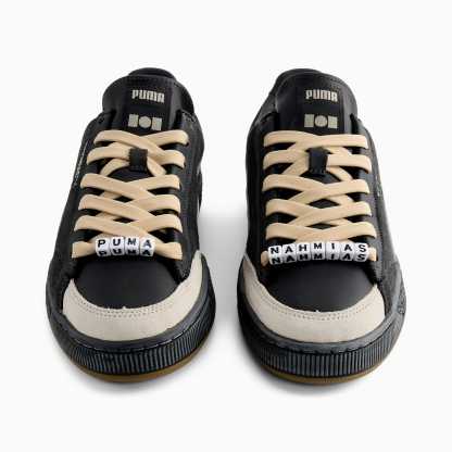 Sneakers Suede Vintage Black PUMA x NAHMIAS Unisexe - Flat Dark Gray-Vapor Gray-Honey Butter