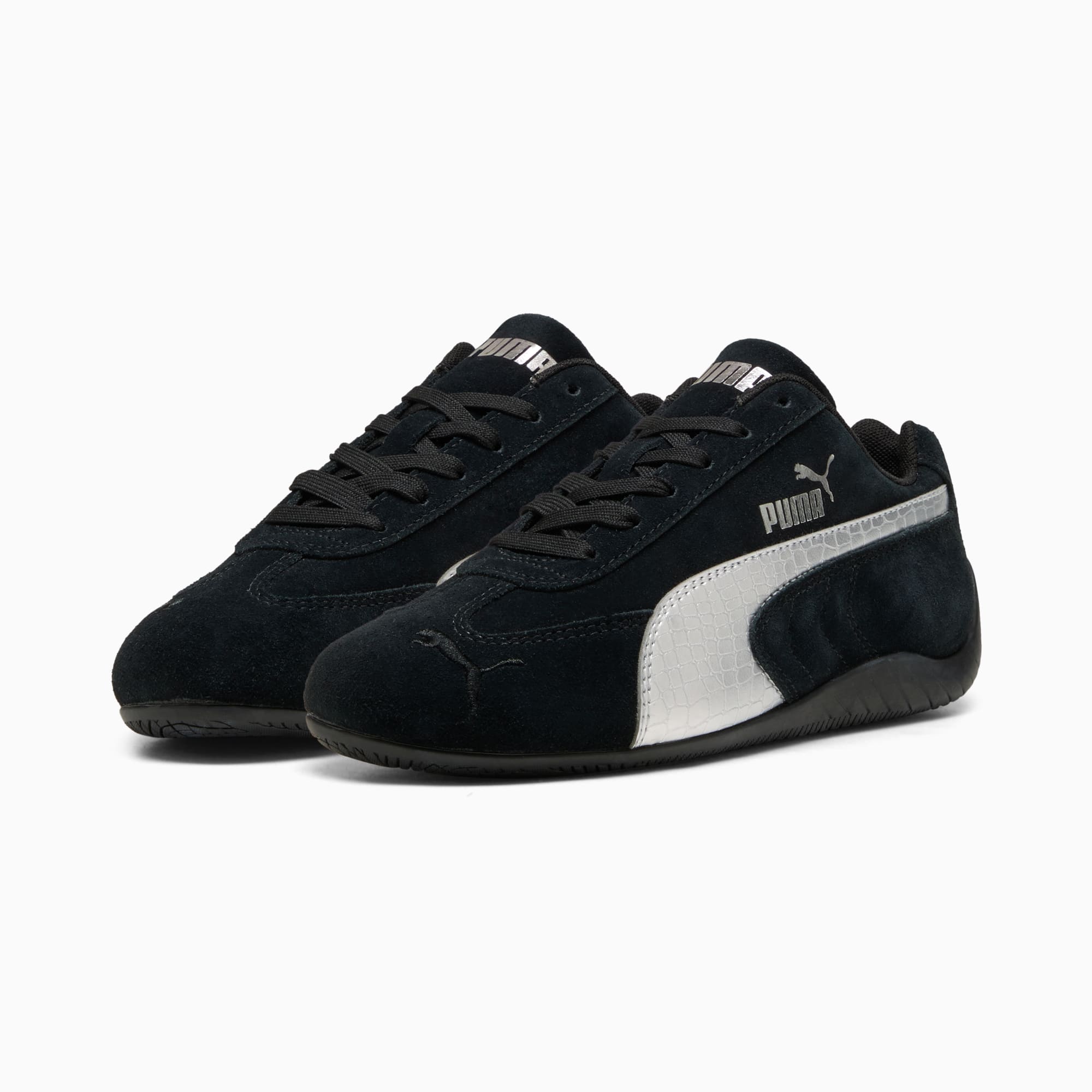 Sneakers Speedcat Metallic Safari Enfant et Adolescent - PUMA Black-PUMA Silver