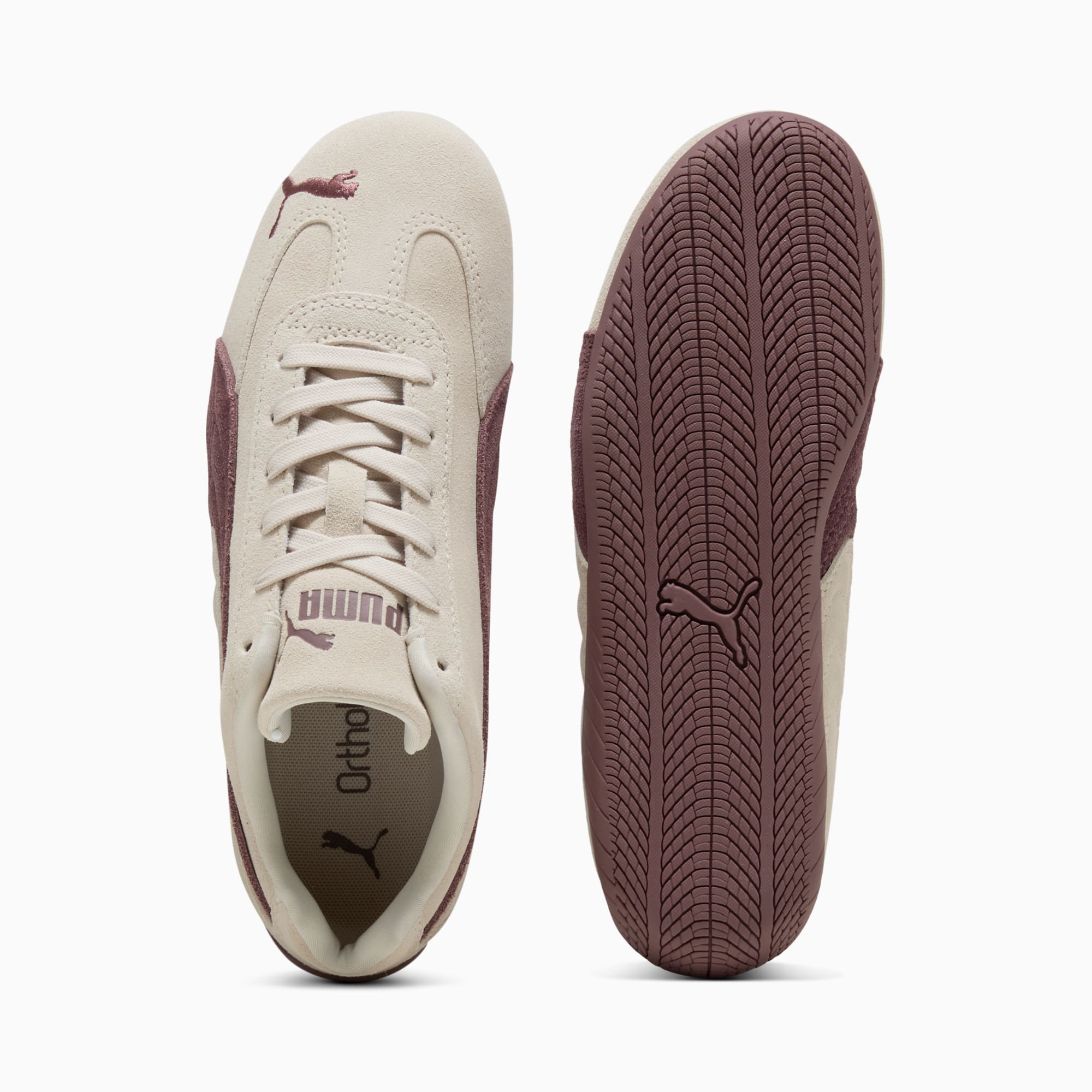 Sneakers Speedcat Enfant et Adolescent - Silver Fog-Rich Cocoa