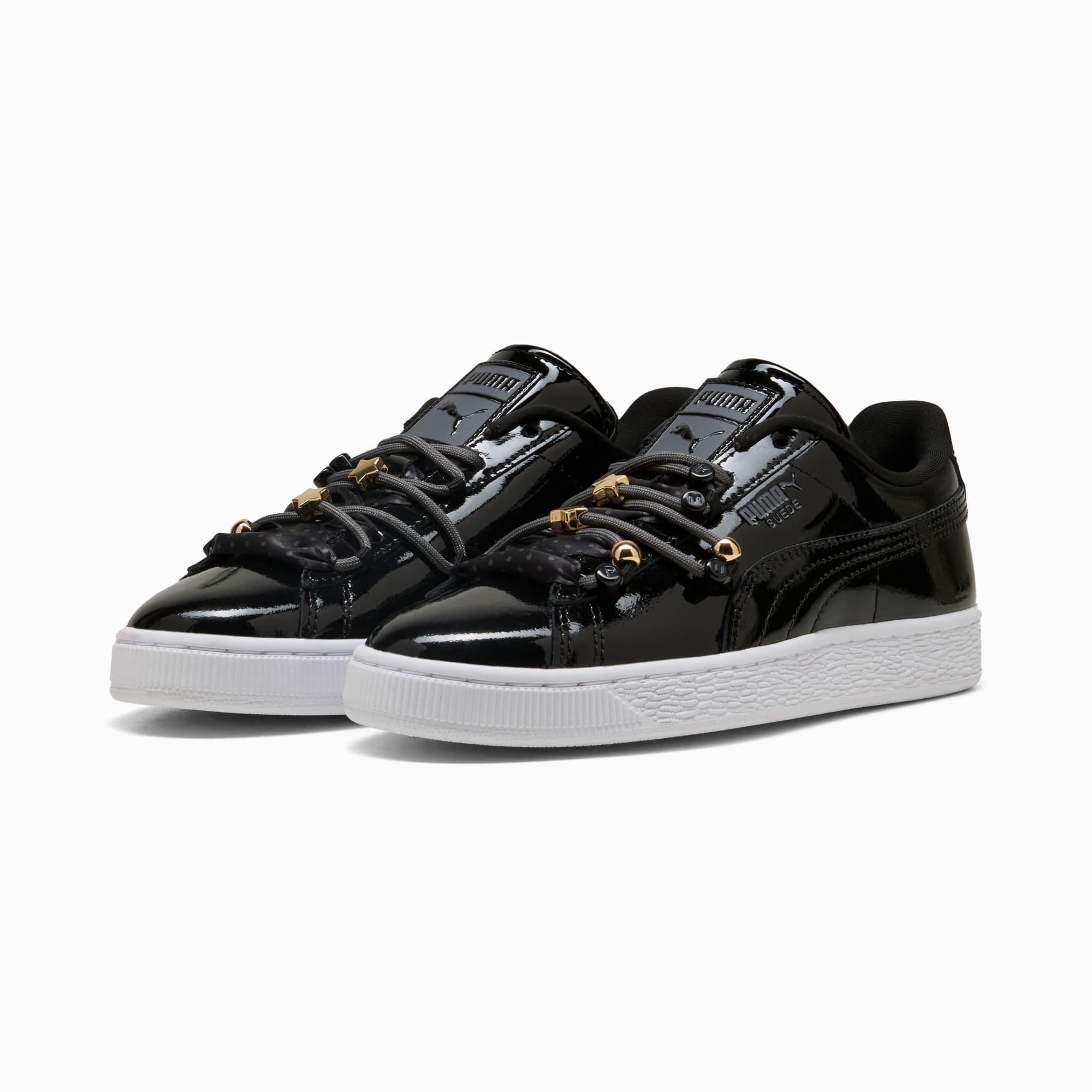 Sneakers Suede Bloom Patent Femme - PUMA Black-PUMA White