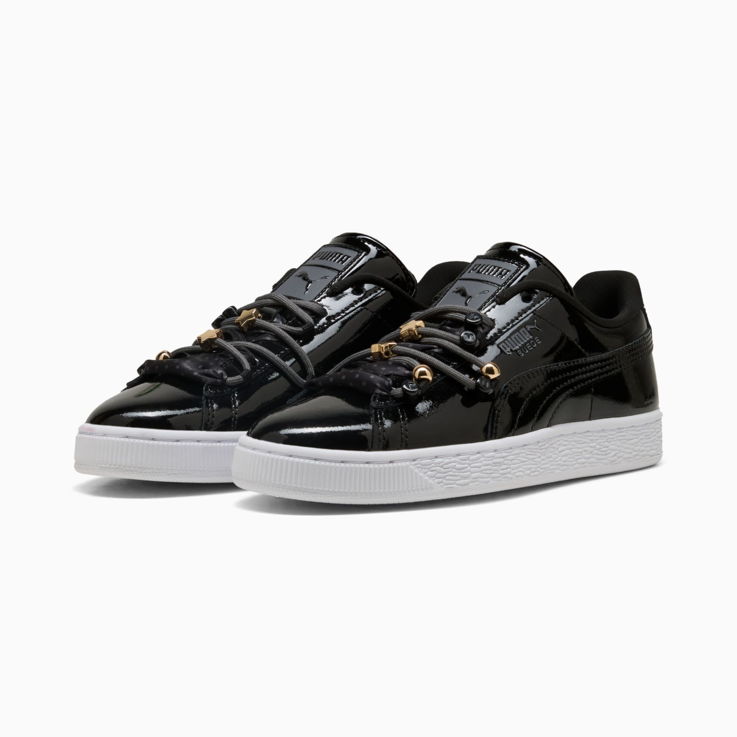 Sneakers Suede Bloom Patent Femme - PUMA Black-PUMA White