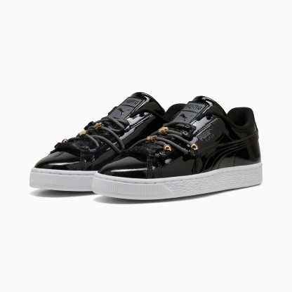 Sneakers Suede Bloom Patent Femme - PUMA Black-PUMA White