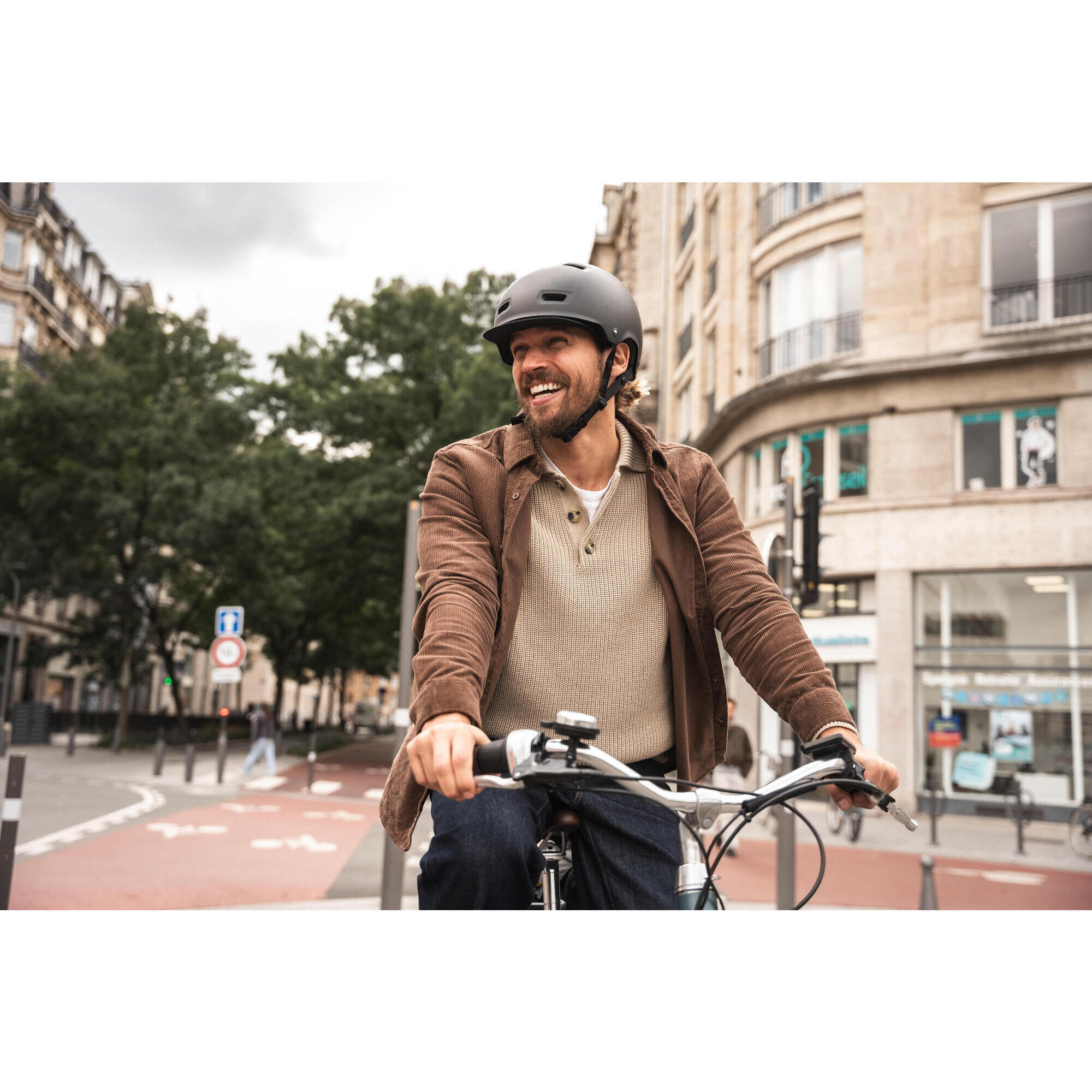 Vélo de ville électrique Elops 920 E connect LF bleu canard