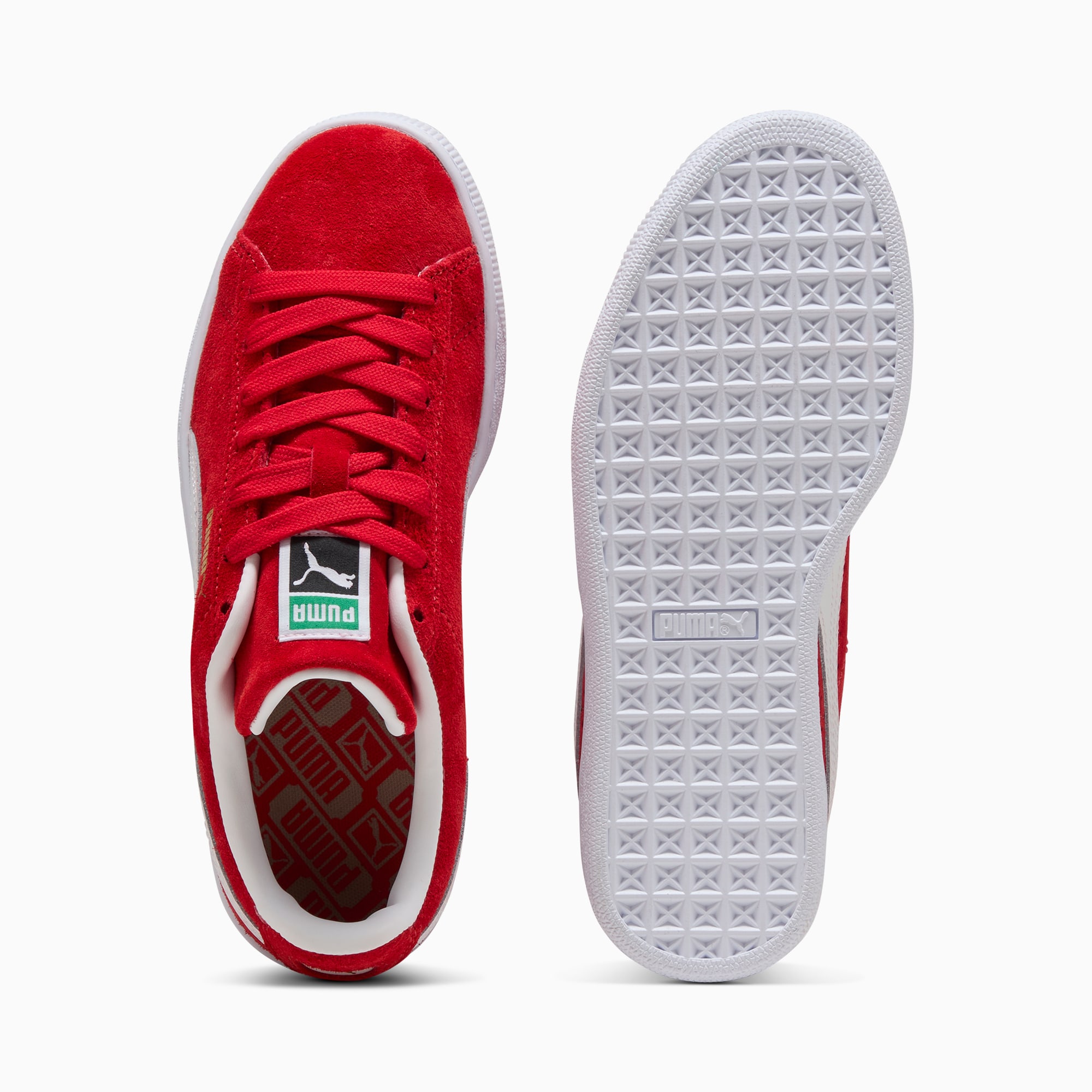 Baskets Suede Classic Enfant et Adolescent - For All Time Red-PUMA White