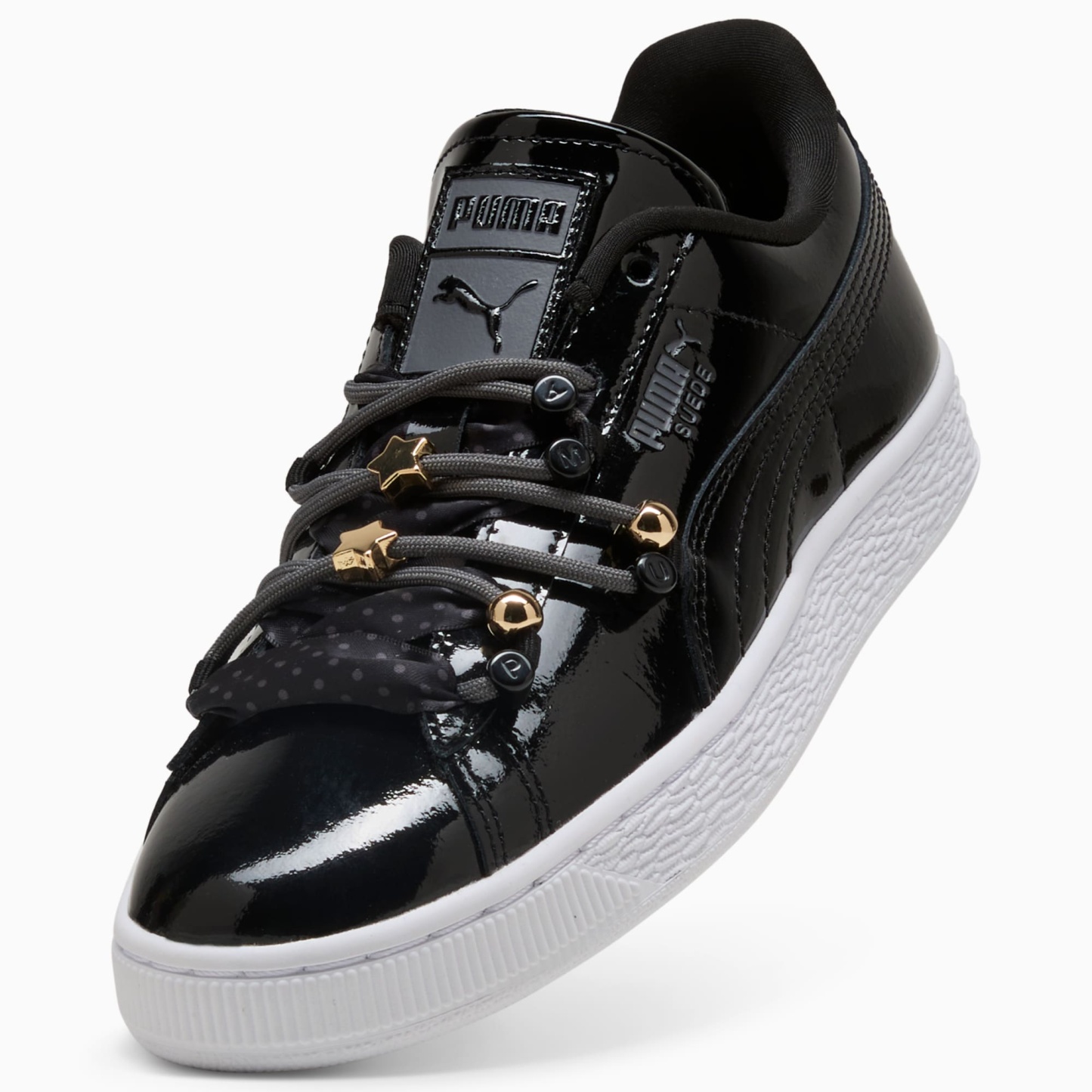 Sneakers Suede Bloom Patent Femme - PUMA Black-PUMA White