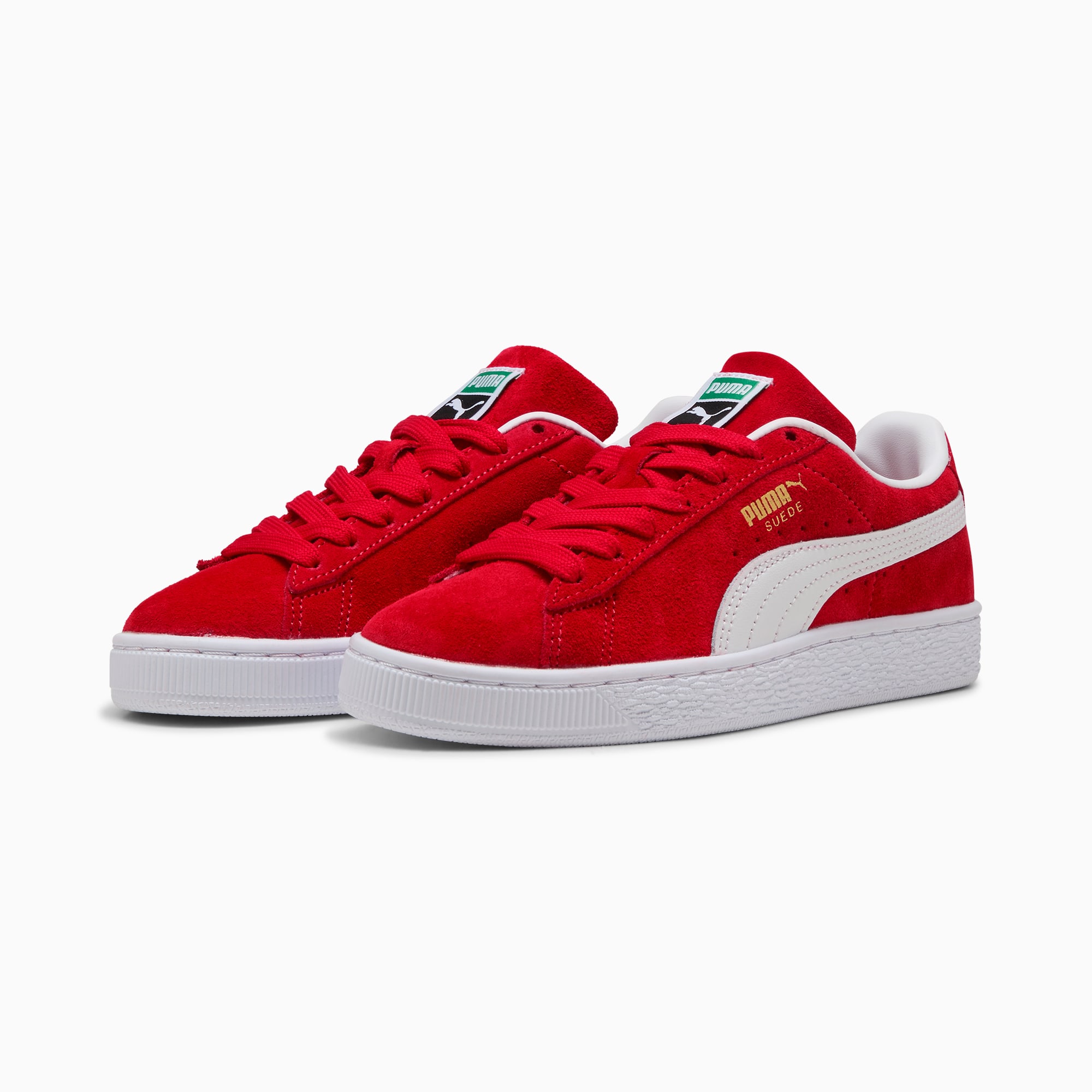 Baskets Suede Classic Enfant et Adolescent - For All Time Red-PUMA White