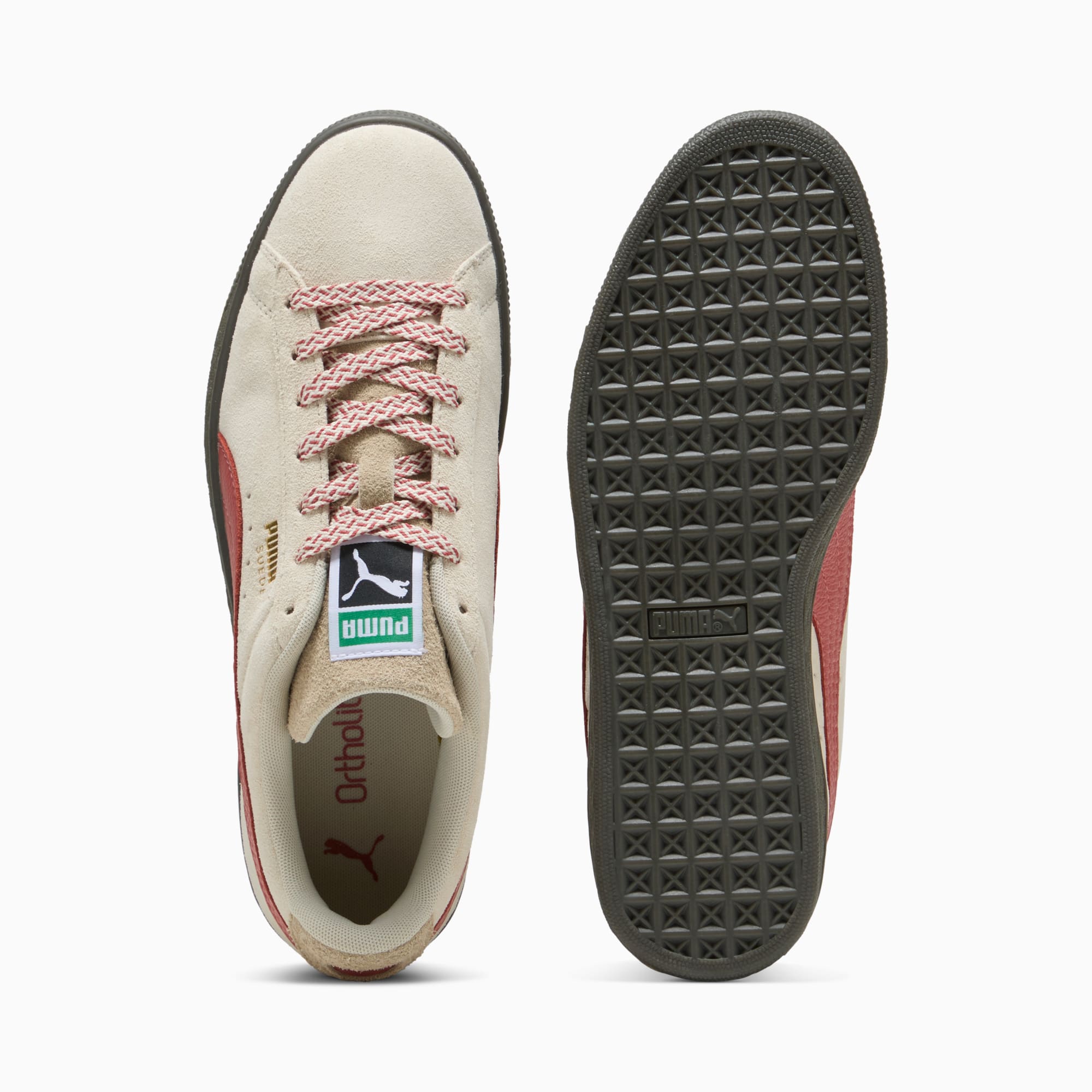 Sneakers Suede Fuzzy Unisexe - Alpine Snow-Gum
