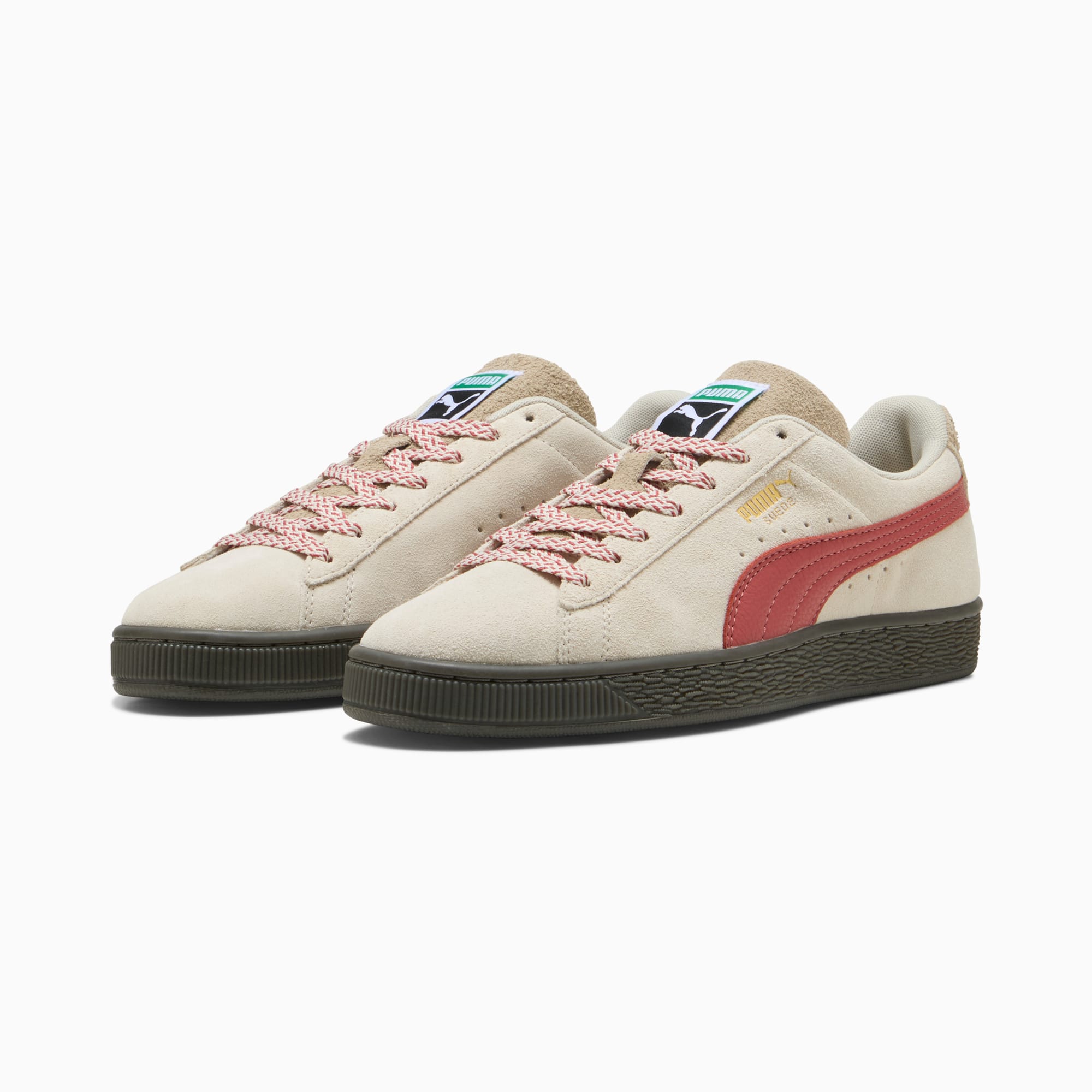 Sneakers Suede Fuzzy Unisexe - Alpine Snow-Gum