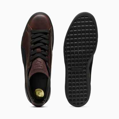 Sneakers Suede Dressed Unisexe - Leather Brown-PUMA Black