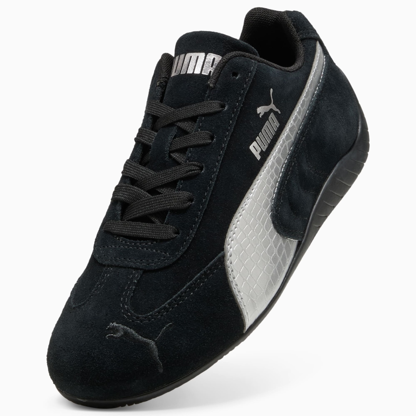 Sneakers Speedcat Metallic Safari Enfant et Adolescent - PUMA Black-PUMA Silver