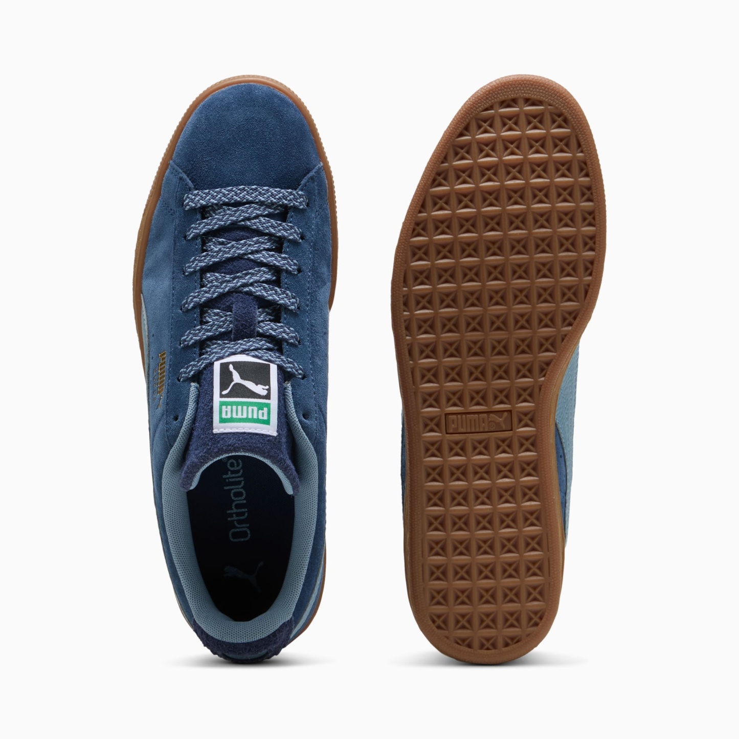 Sneakers Suede Fuzzy Unisexe - Persian Blue-Gum