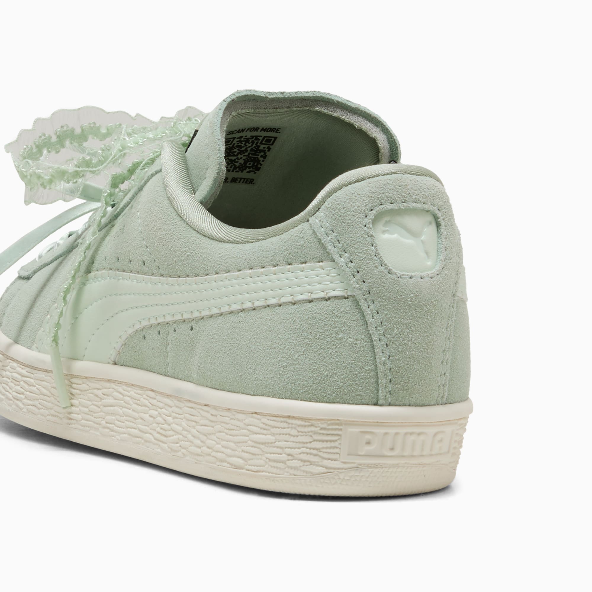 Sneakers Suede Bloom Femme - Soft Grass-Sage Glow