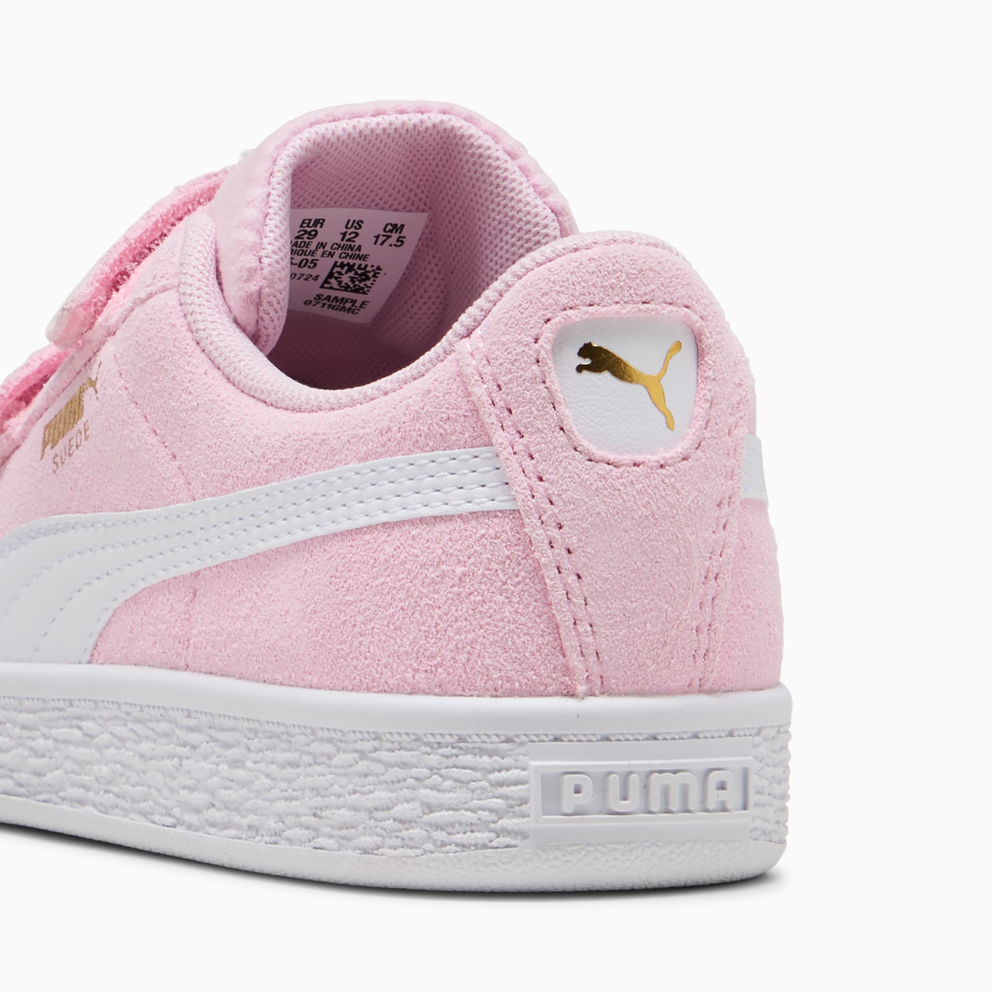 Sneakers Suede Classics Enfant - Pink Lady-PUMA White