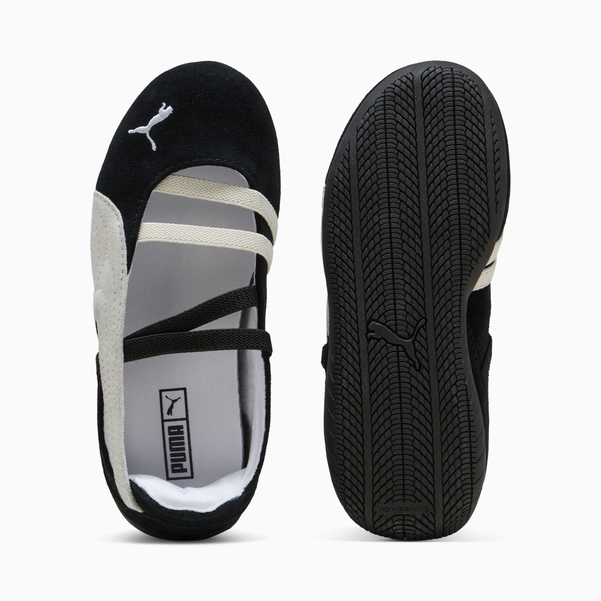 Chaussures Speedcat Ballet Enfant - PUMA Black-PUMA White-Warm White