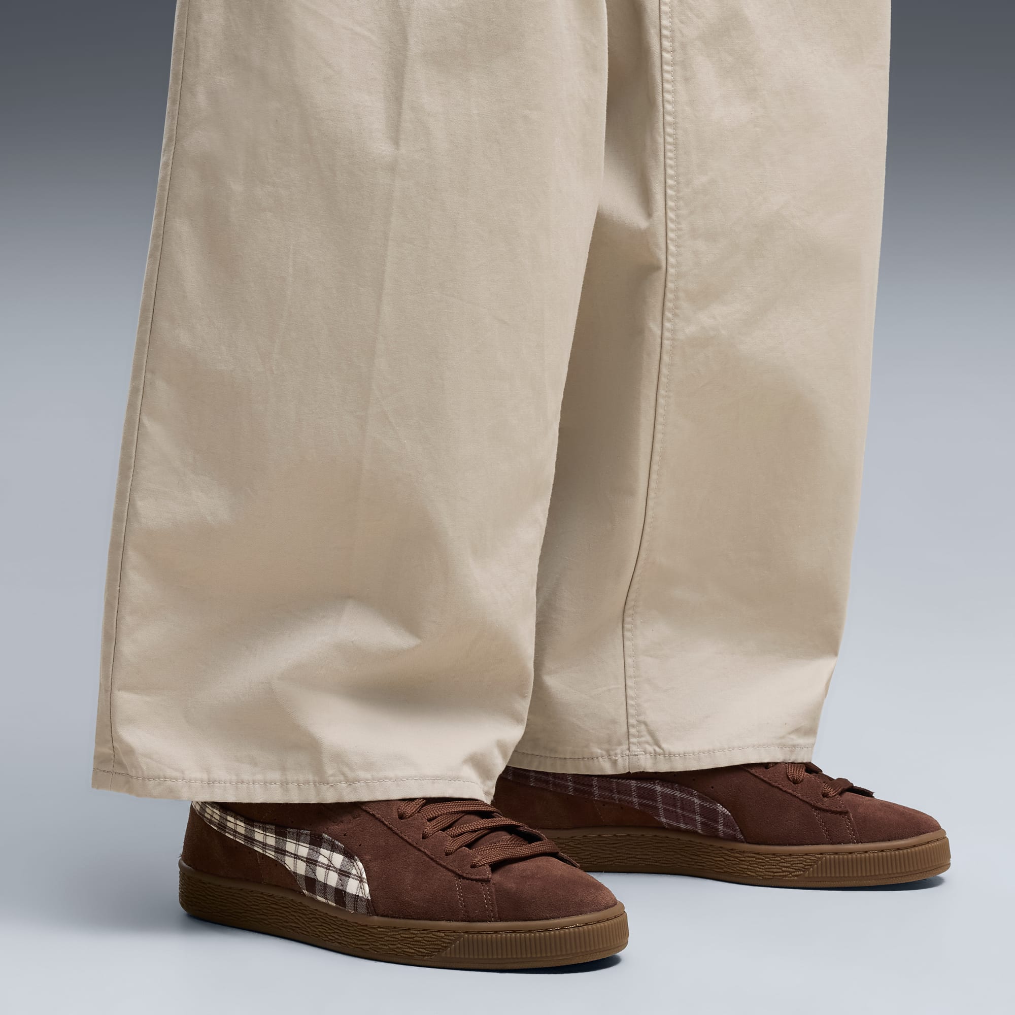Sneakers Suede Patch Unisexe - Chestnut Brown