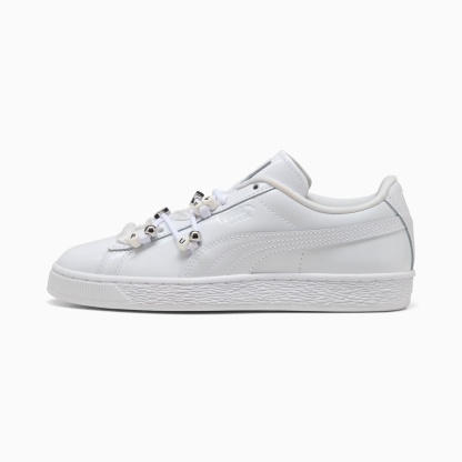 Sneakers Suede Bloom Patent Femme - PUMA White-Feather Gray